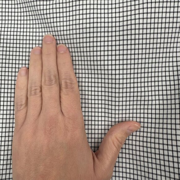 Express Editor Womens Pants Black White Checkered Plaid Business Casual 8 Reg - Picture 7 of 7